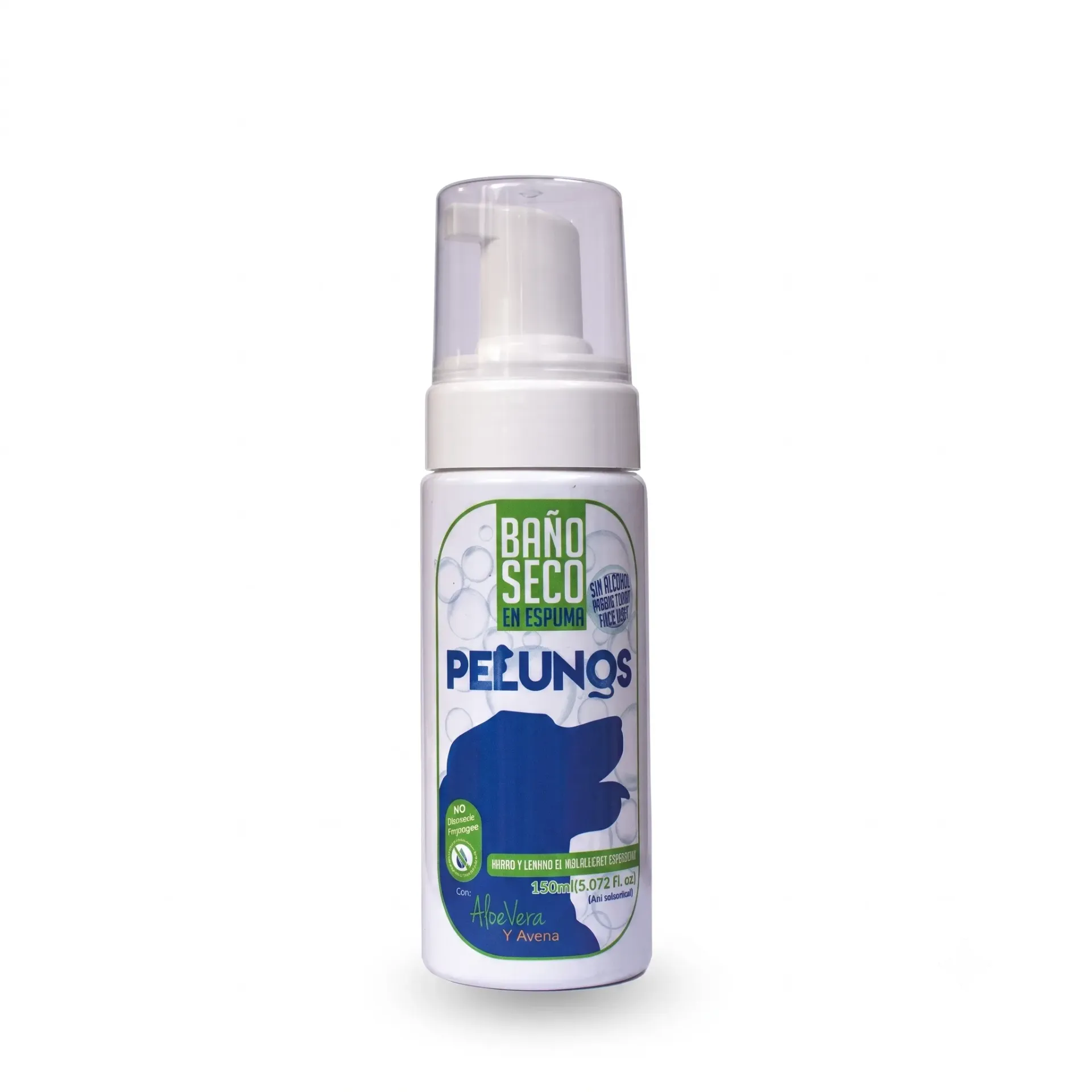 BAÑO SECO PARA PERROS EN ESPUMA - 150 ML - PELUNOS