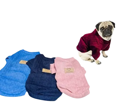 BUZO PARA MASCOTA - LOVE YOU