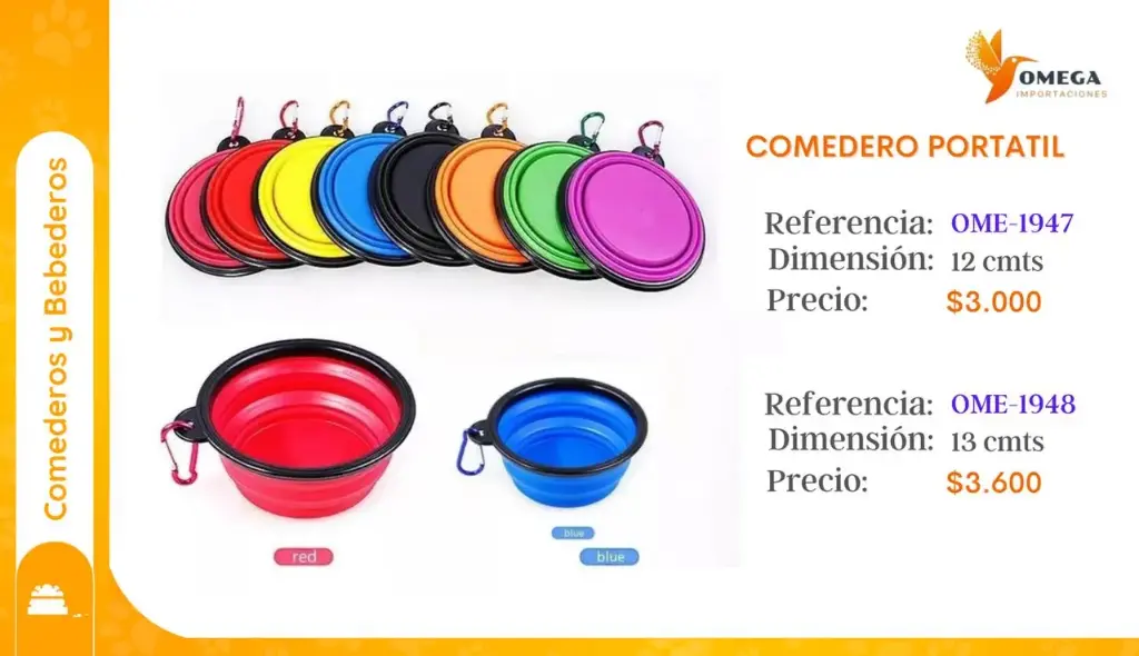 COMEDERO PORTATIL - PEQUEÑO