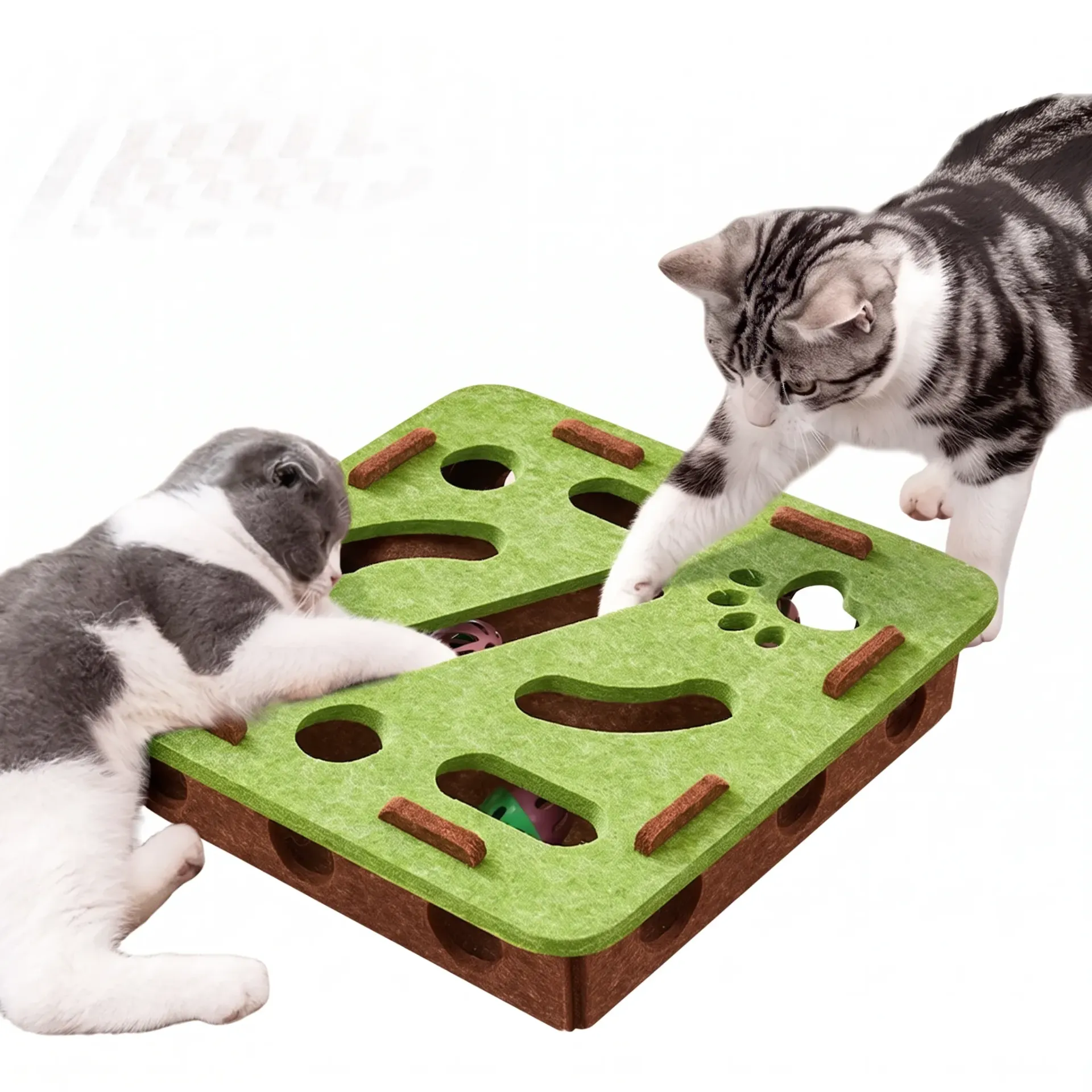 JUGUETE DIDACTICO PARA GATOS - CUADRADO