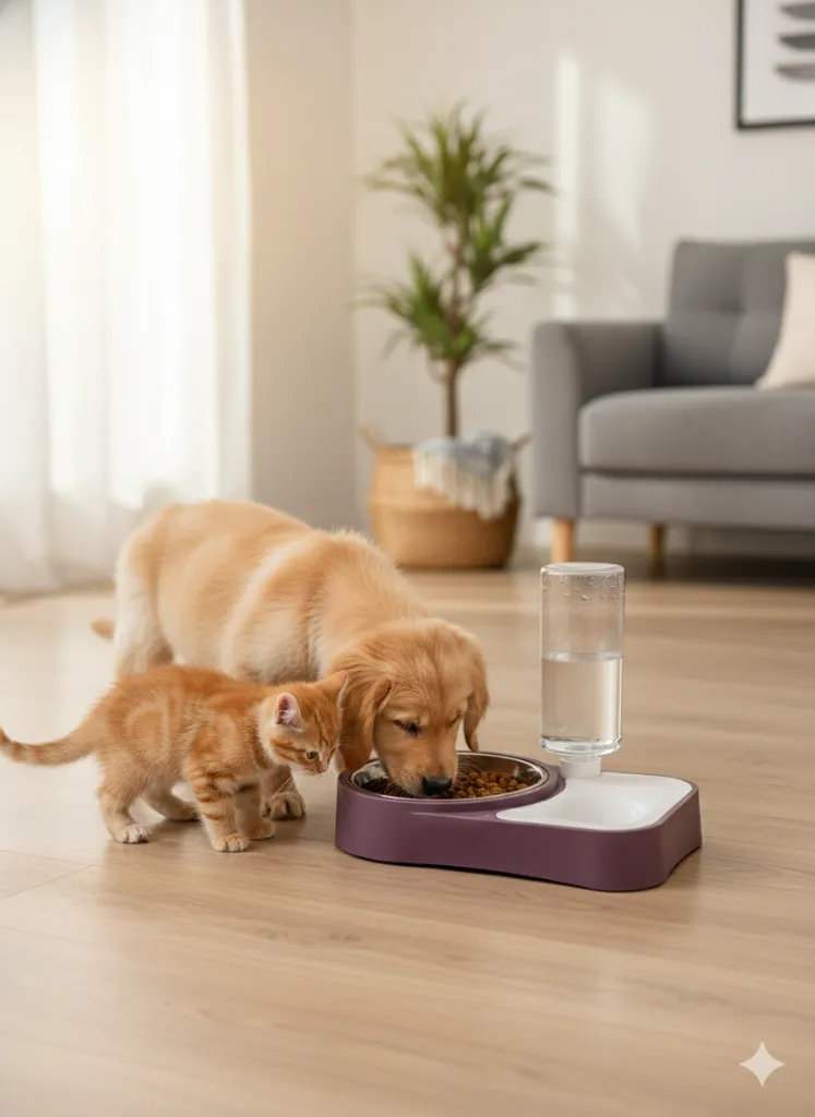 COMEDERO CON DISPENSADOR DE LIQUIDOS