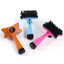 PEINE PLASTICO PARA MASCOTAS - RETRACTIL