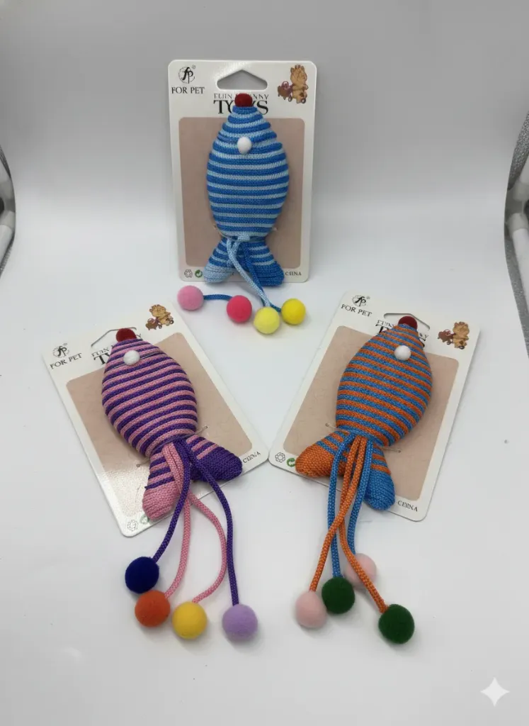 [OME-0623] JUGUETE GATO - PESCADO