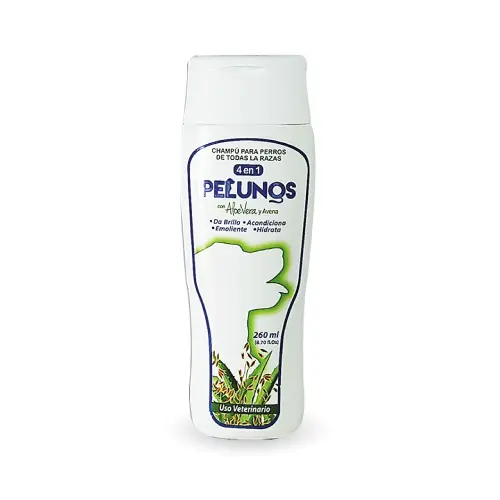 [SP260] SHAMPOO PARA MASCOTAS PELUNOS 4 EN 1 - 260 ML