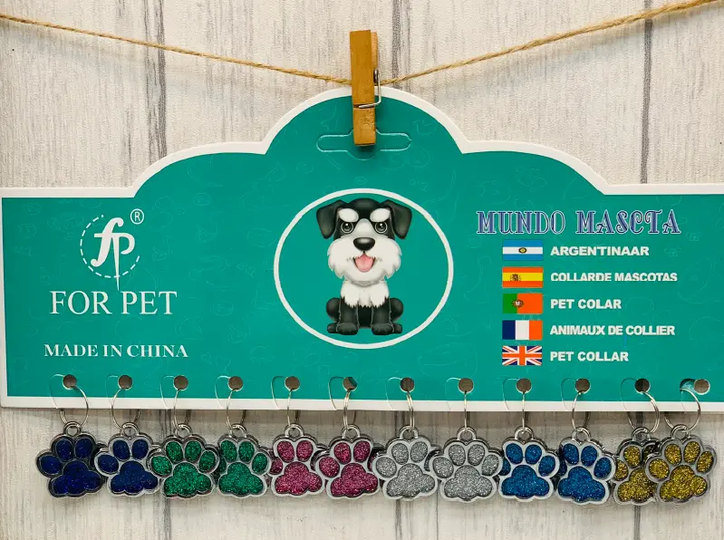 [PW-6011] PLACA TIPO HUELLA - COLORES