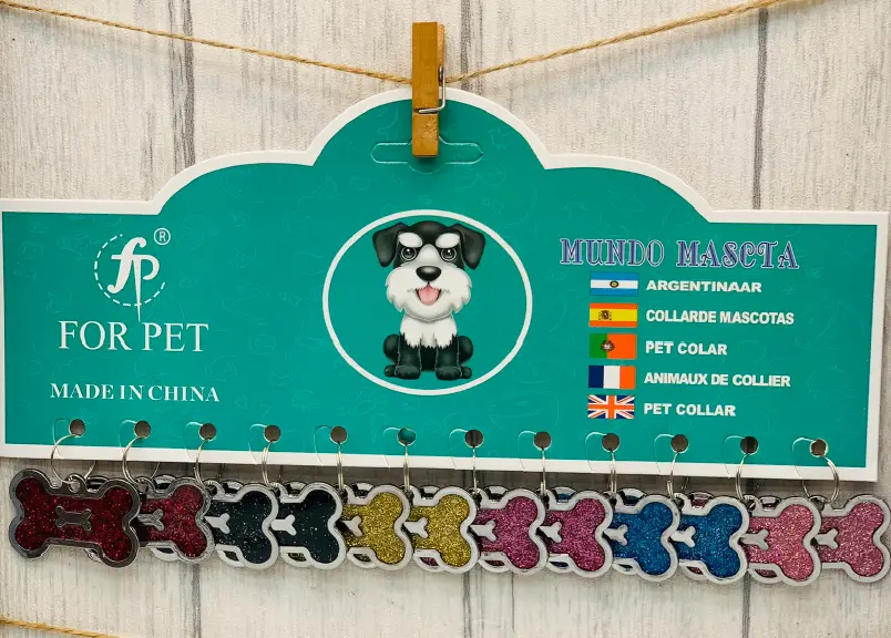 [PW-6012] PLACA TIPO HUESO - COLORES