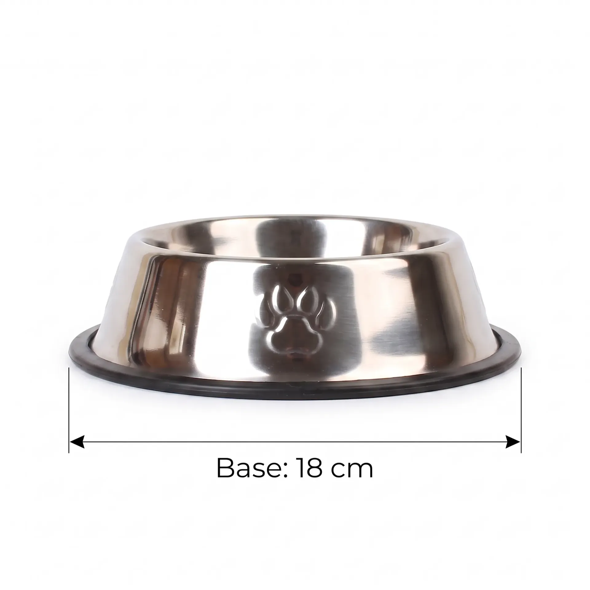 COMEDERO PARA MASCOTAS -  METALICO  18 CMTS