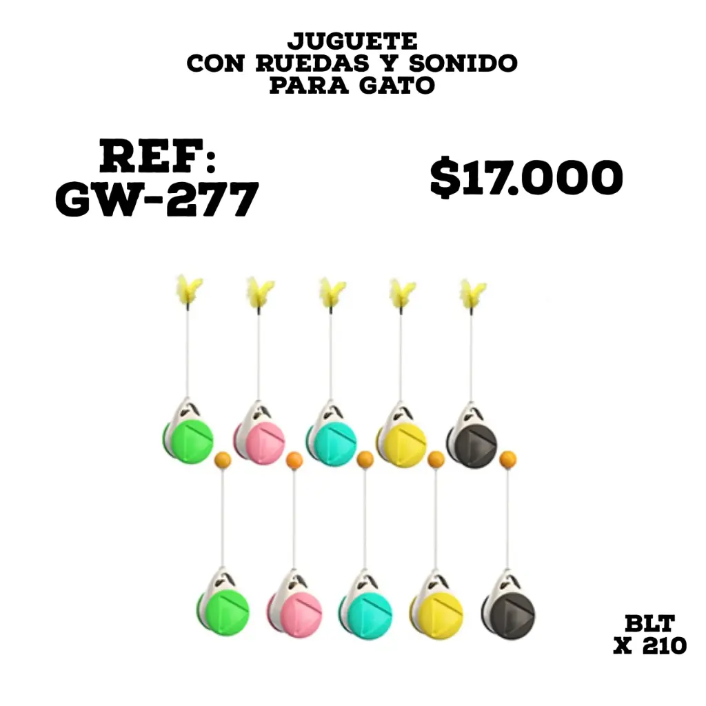 [GW-277] DIDACTICO EN RUEDA - CON CATNIP