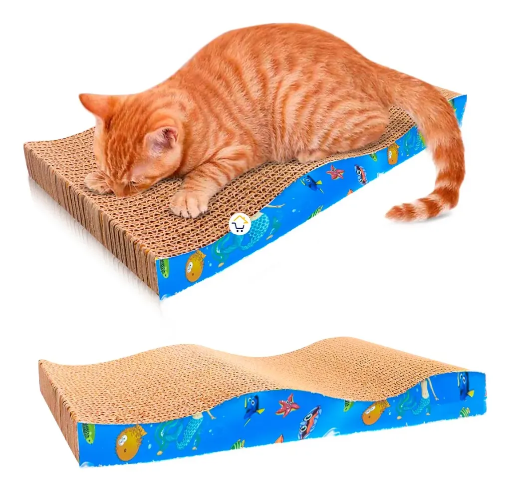 [PW-5256-2] RASCADOR EN CARTON CURVO BASE PLANA - GRANDE