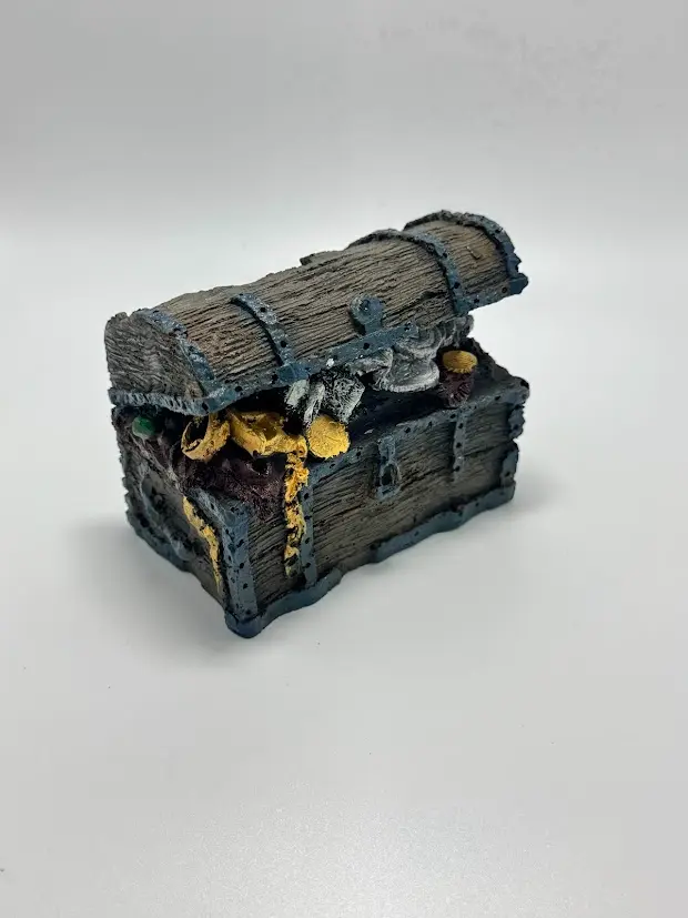 DECORACIÓN ACUARIO - CAJA DE TESORO