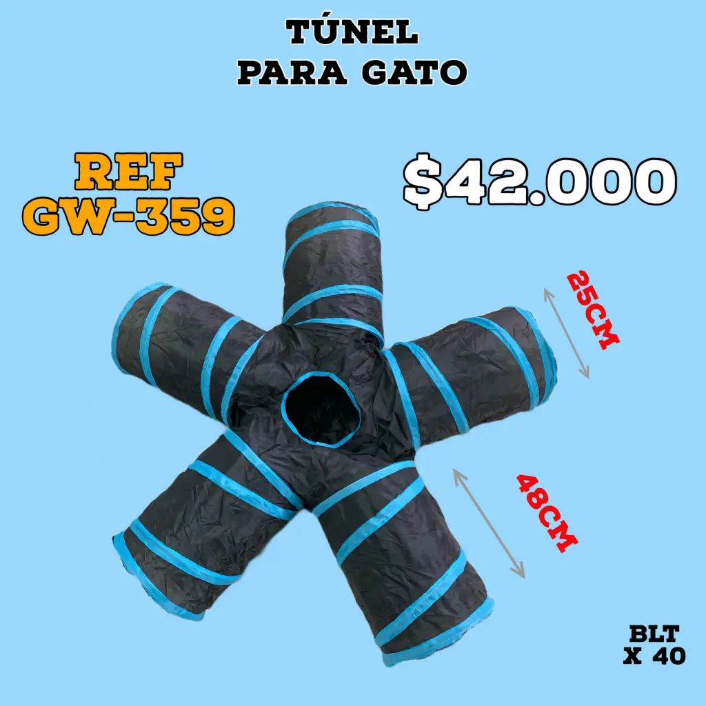 TUNEL PARA GATOS - ESTRELLA - CORTO