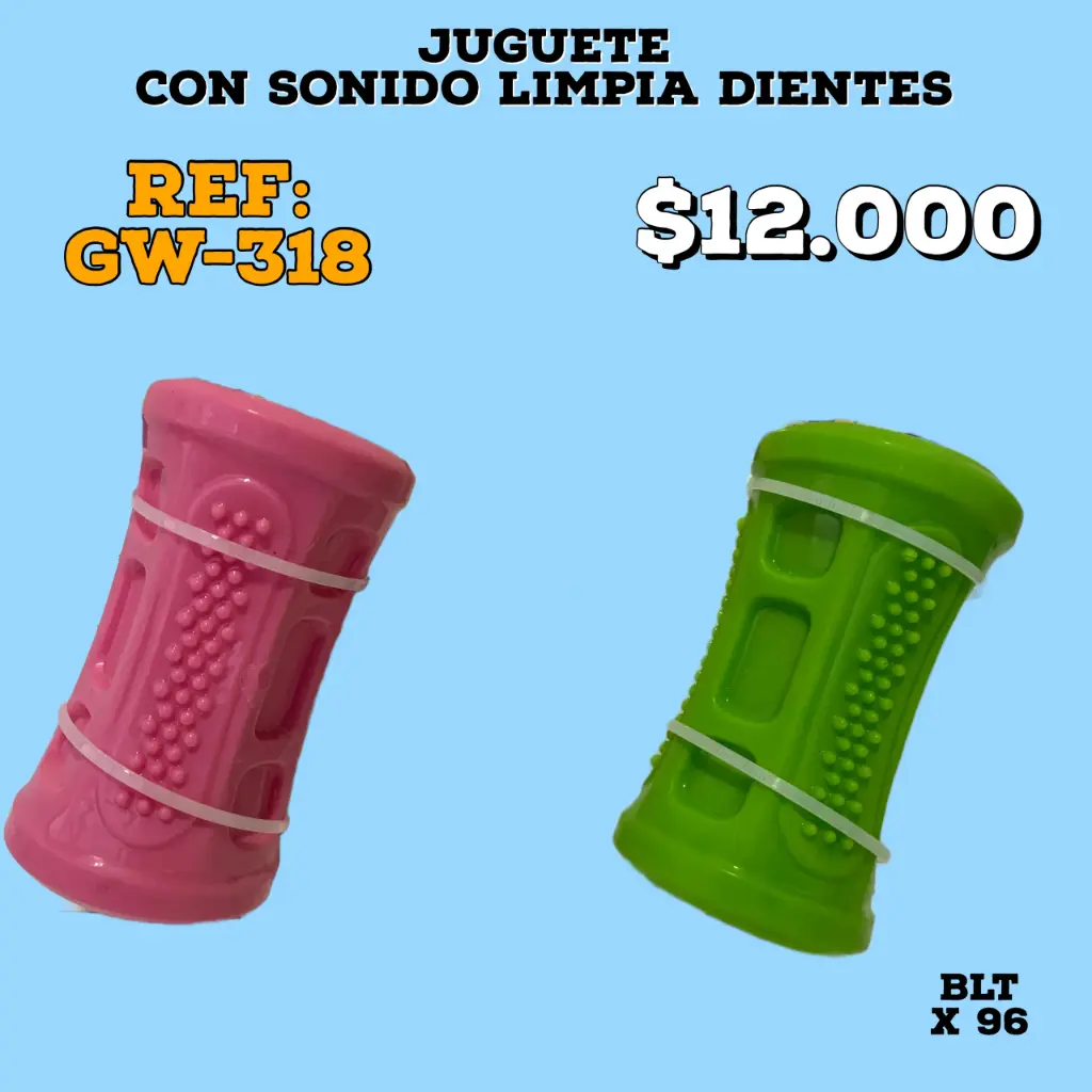[GW-318] LIMPIA DIENTES - TRONCO CON CASCABEL INTERNO