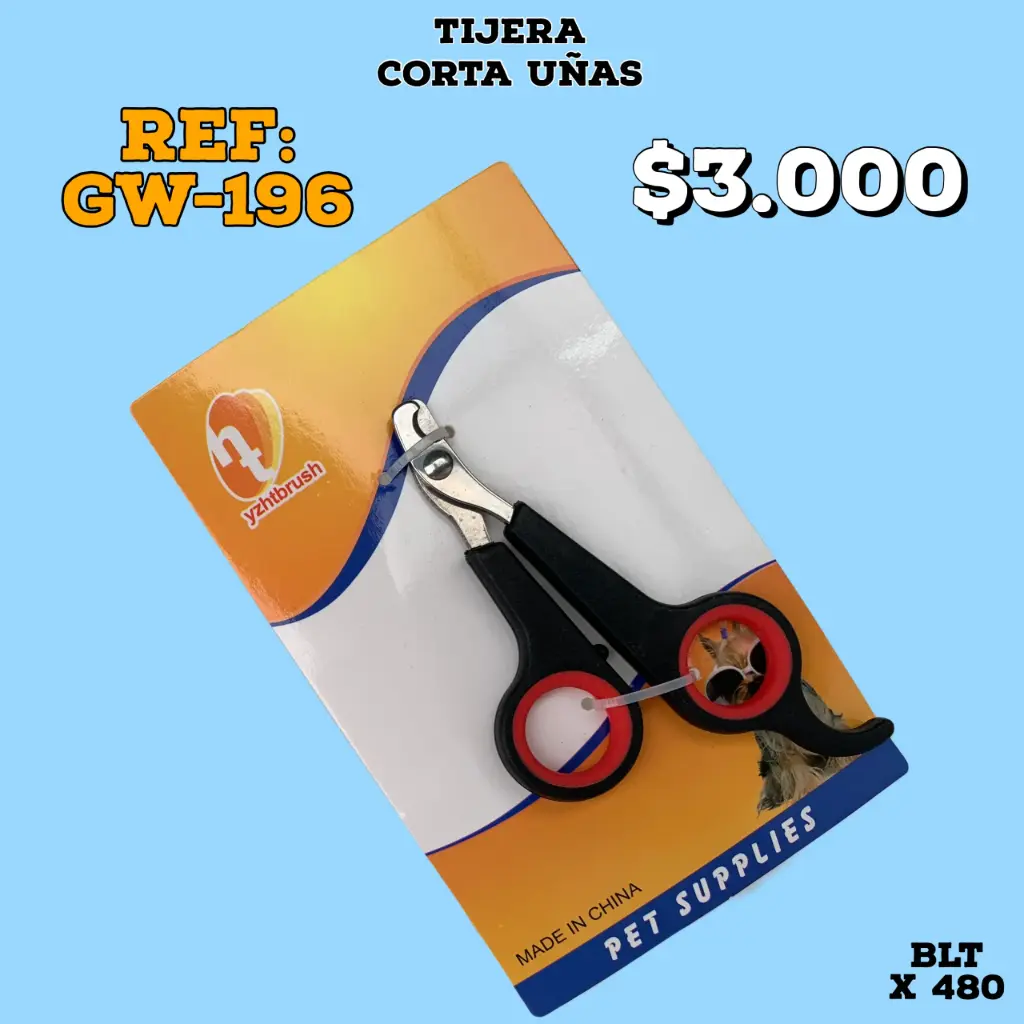 [GW-196] CORTA UÑAS TIJERA - PEQUEÑO