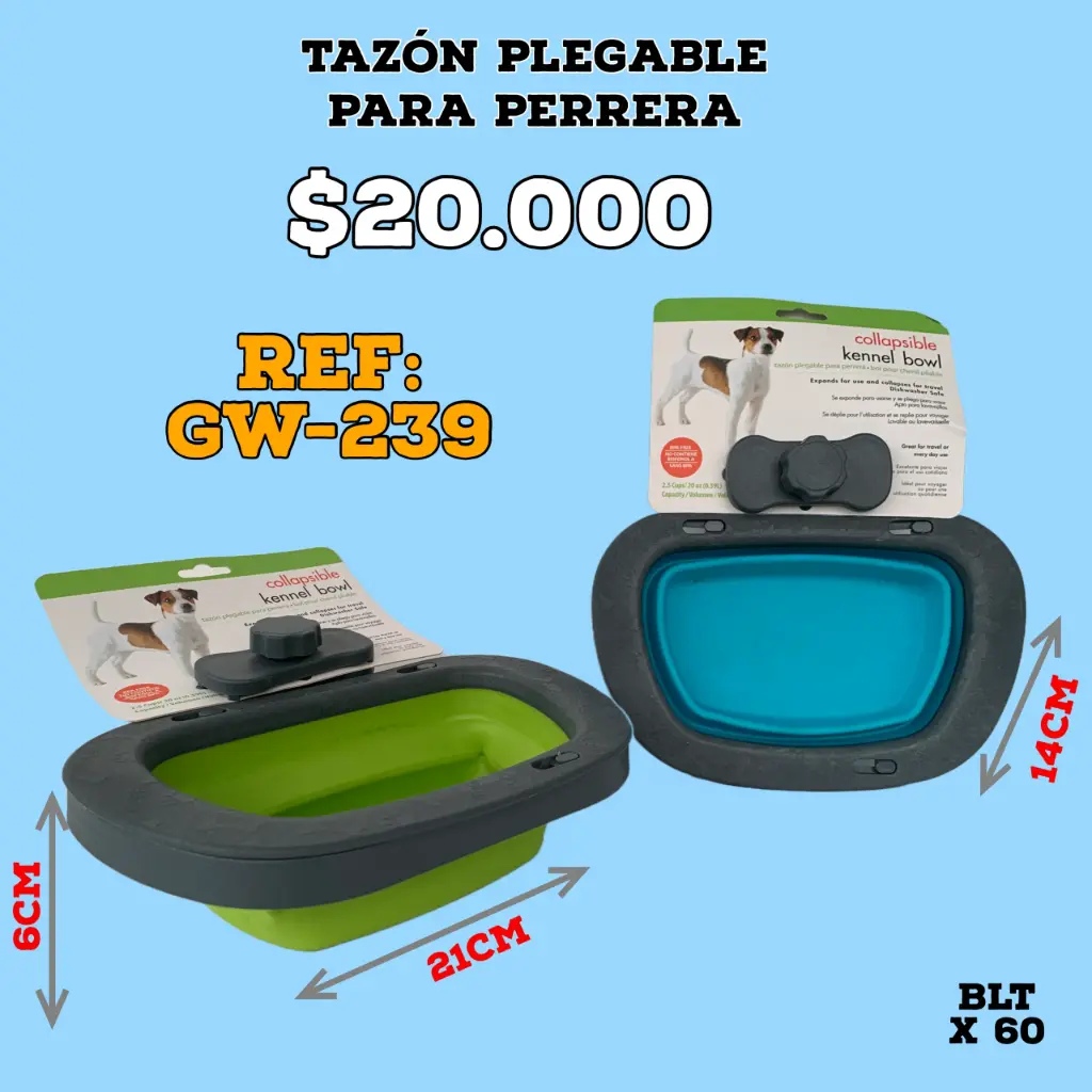 [GW-239] COMEDERO PLEGALE - PARA PERRERA