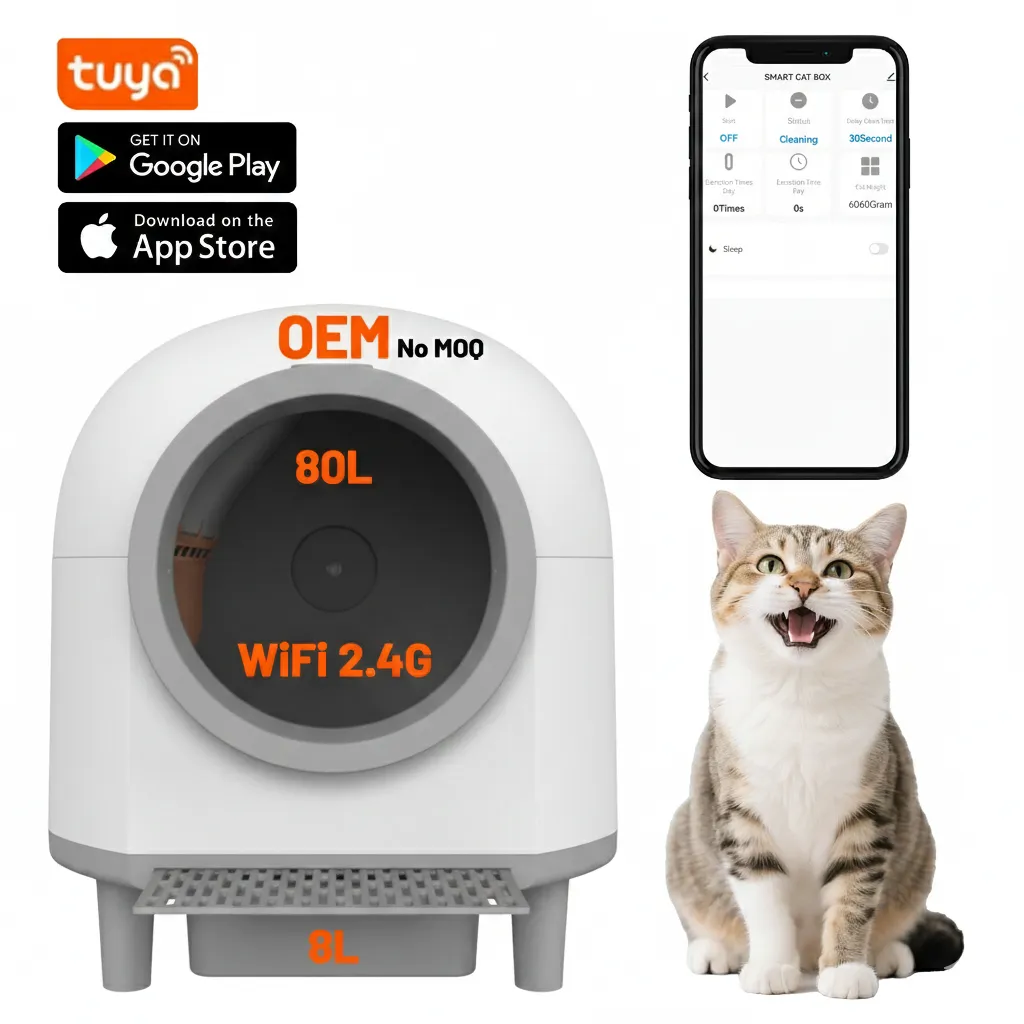 ARENERA PARA GATOS - AUTOMATICA CON WIFI