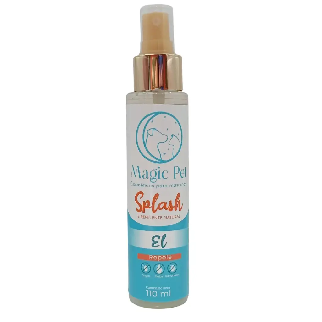 [OME-0110] SPLASH REPELENTE DE PULGAS PARA EL - MAGIC PETS (110 ML)