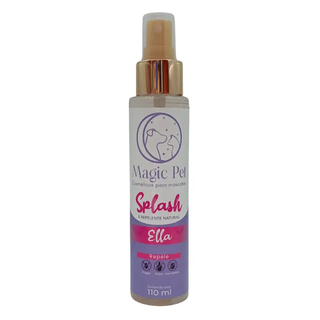 SPLASH REPELENTE DE PULGAS PARA ELLAS - MAGIC PETS (110 ML)