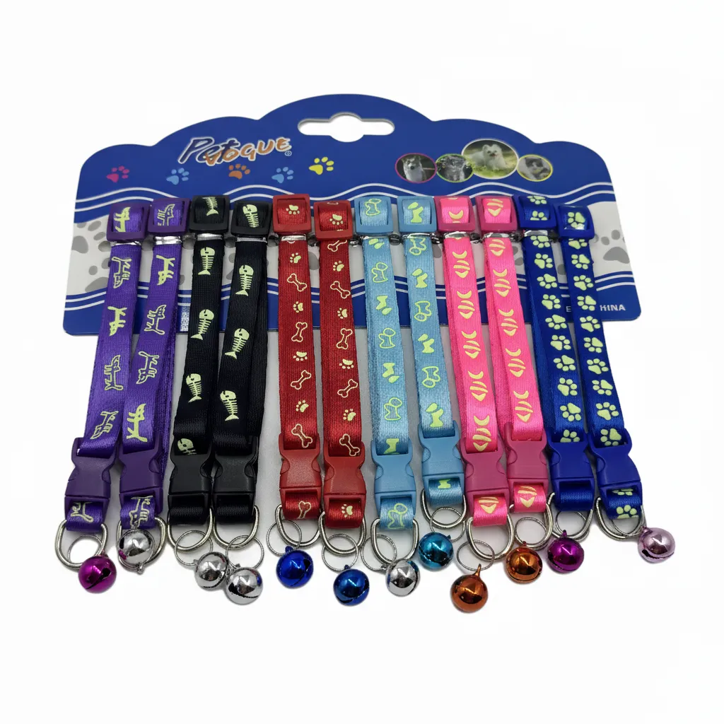 [OME-0553] COLLAR CON CASCABEL X 12 (FLUORESCENTE)