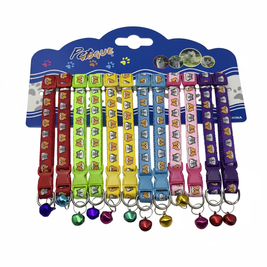 [OME-0554] COLLAR CON CASCABEL X 12 - GATICOS