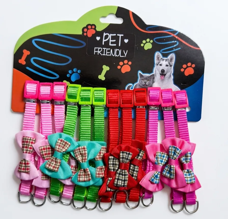 [PW-71822] COLLAR PARA MASCOTA MOÑO X 12 - GATOS PERROS