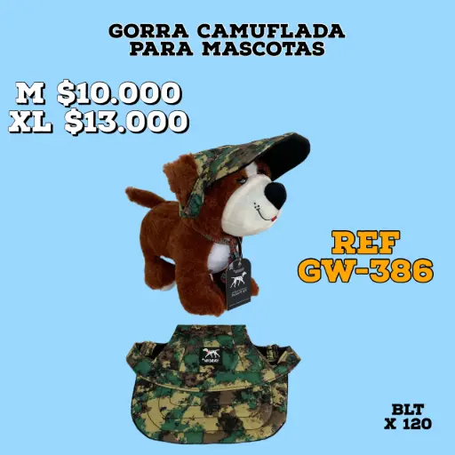[GW-386-M] GORRA - CAMUFLADA - TALLA M