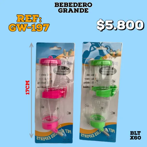 [GW-197] BEBEDERO PARA JAULAS - 250 ML